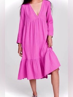 Xirena Gauze V-Neck Dress